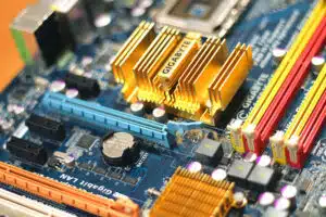 microchips zoomed in